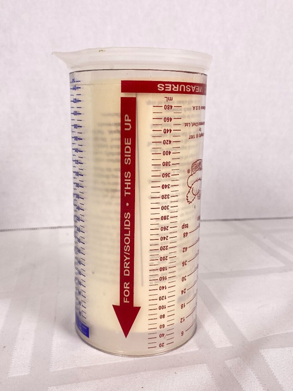 Pampered Chef Measure-All Measuring Cup 2 Cups For Wet Dry Liquid Solid
